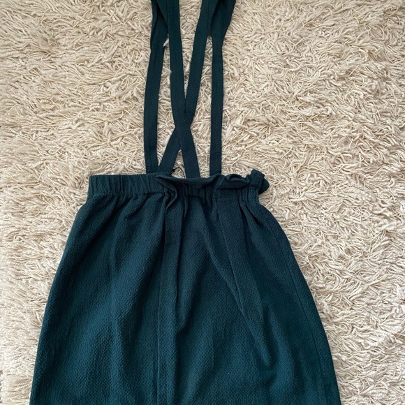 Zara Girls green overall skirts size 13/14 - Picture 10 of 14